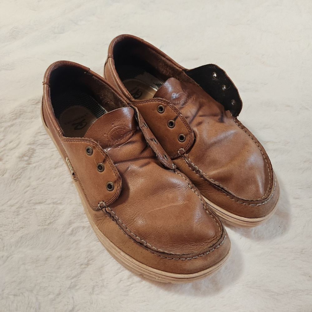 LEMS Mariner Brown Leather Shoes, Size 13